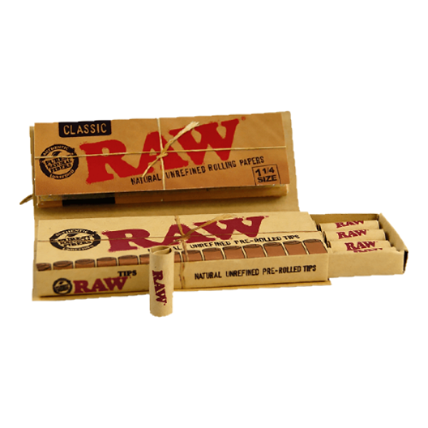 Raw Connoisseur 1 1/4 + Prerolled Tips - Χονδρική